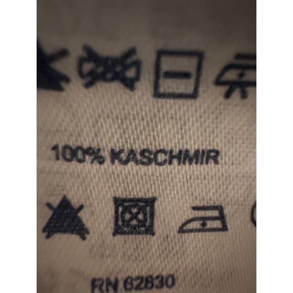 Lands End Cashmere Mens Vest Sx XL oversized Grandpacore Kaschmir Black EUC - Picture 4 of 4